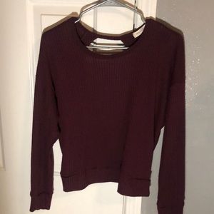 Maroon long sleeve